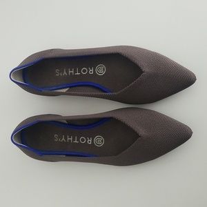 Rothy’s The Point Slip-On Dusty Purple Knit Flats 7.5